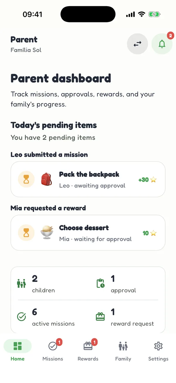 Zeni — Rewards your family chooses